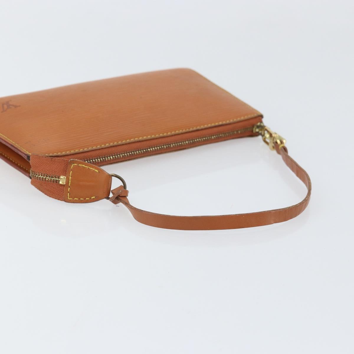 LOUIS VUITTON Epi Pochette Accessoires Pouch Zipangu Gold M52948 LV Auth 171803