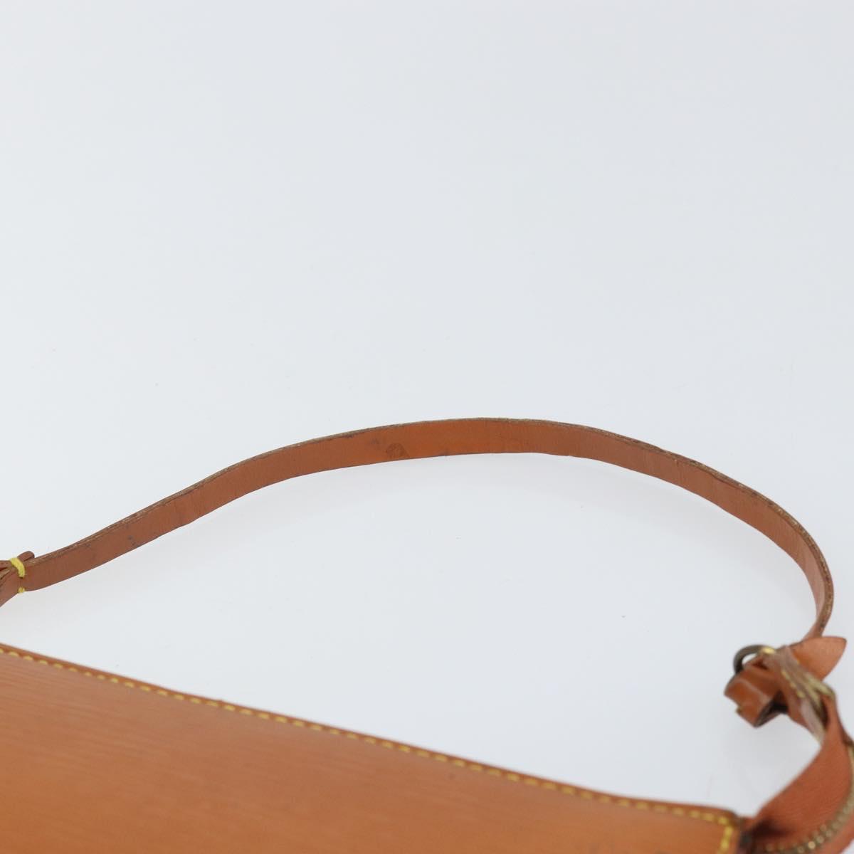 LOUIS VUITTON Epi Pochette Accessoires Pouch Zipangu Gold M52948 LV Auth 171803