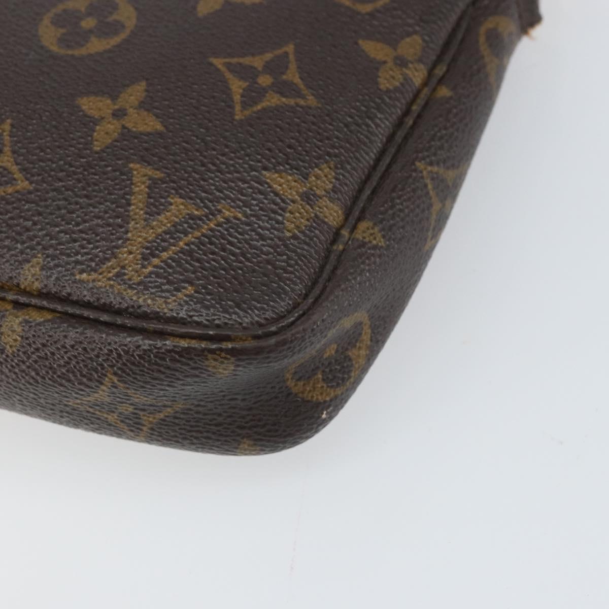 LOUIS VUITTON Monogram Pochette Accessoires Pouch M51980 LV Auth 171804A