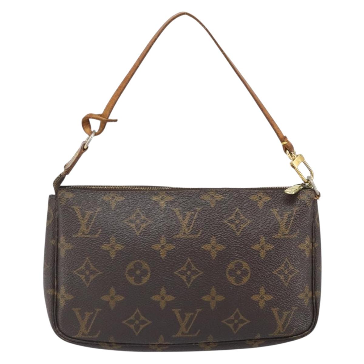 LOUIS VUITTON Monogram Pochette Accessoires Pouch M51980 LV Auth 171804A