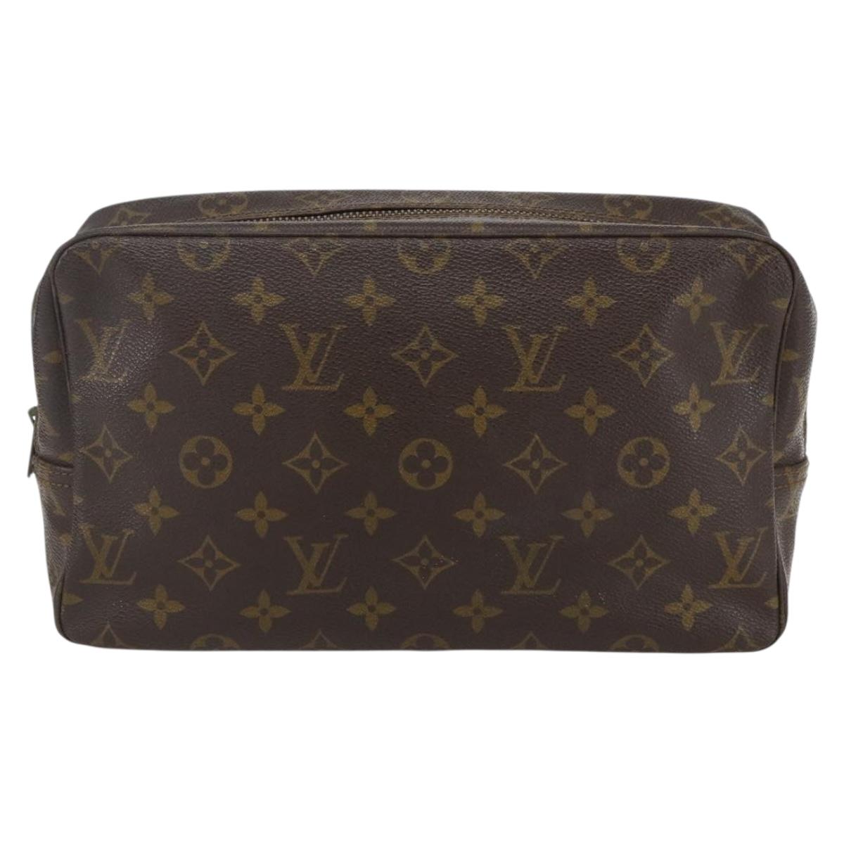 LOUIS VUITTON Monogram Trousse Toilette 28 Clutch Bag M47522 LV Auth 171810