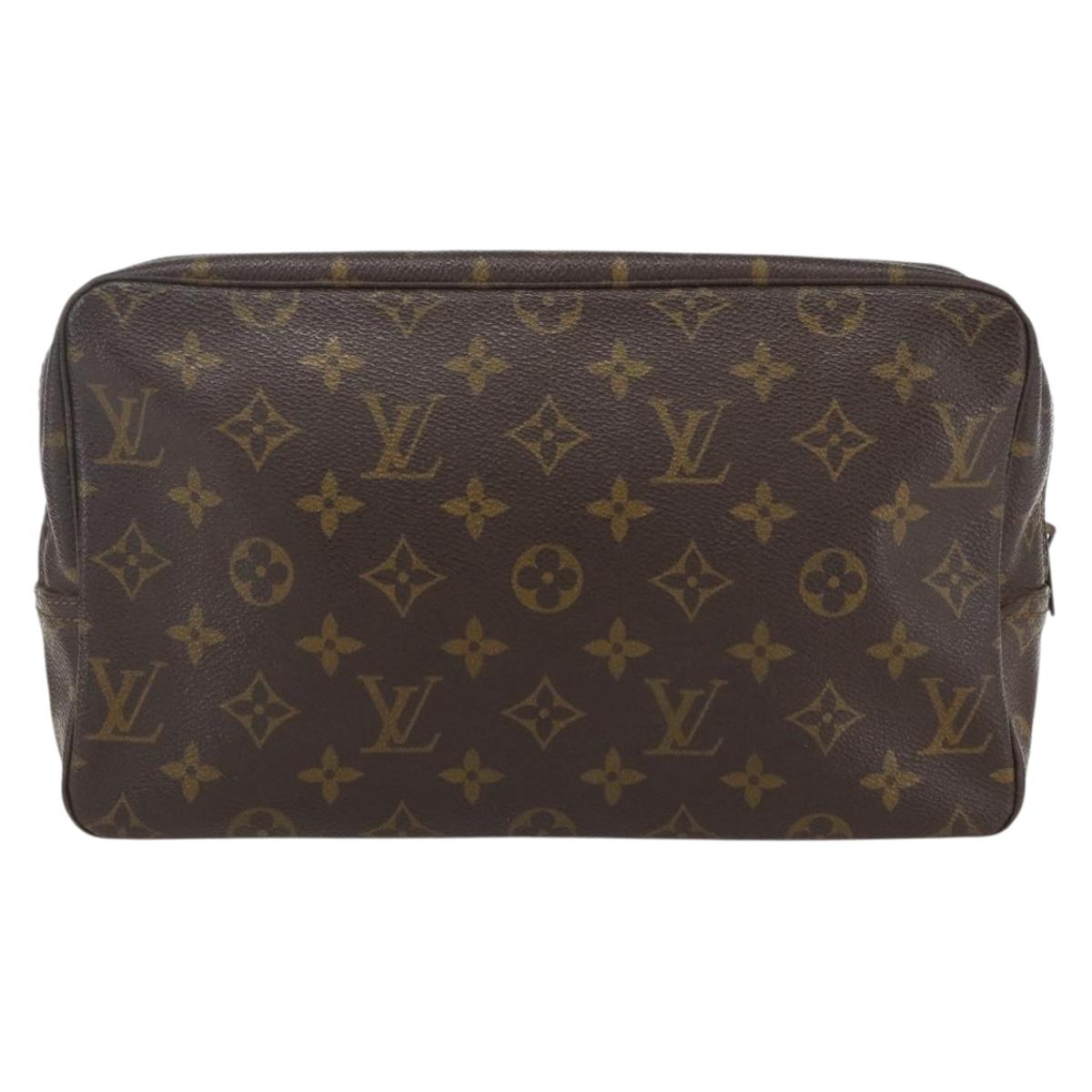 LOUIS VUITTON Monogram Trousse Toilette 28 Clutch Bag M47522 LV Auth 171810
