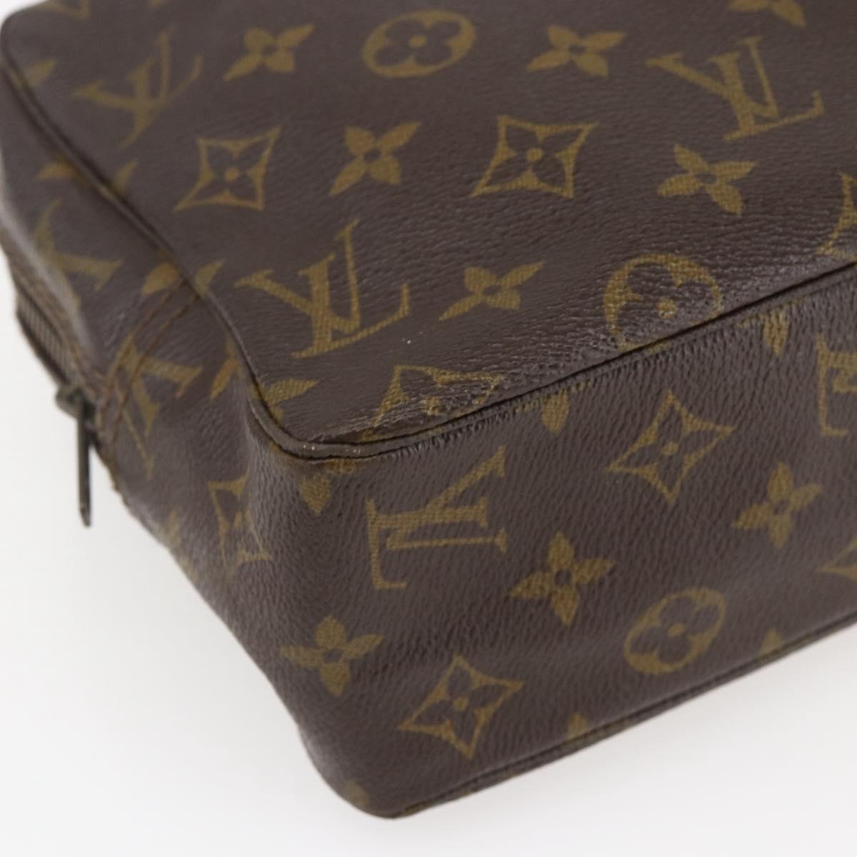 LOUIS VUITTON Monogram Trousse Toilette 28 Clutch Bag M47522 LV Auth 171810