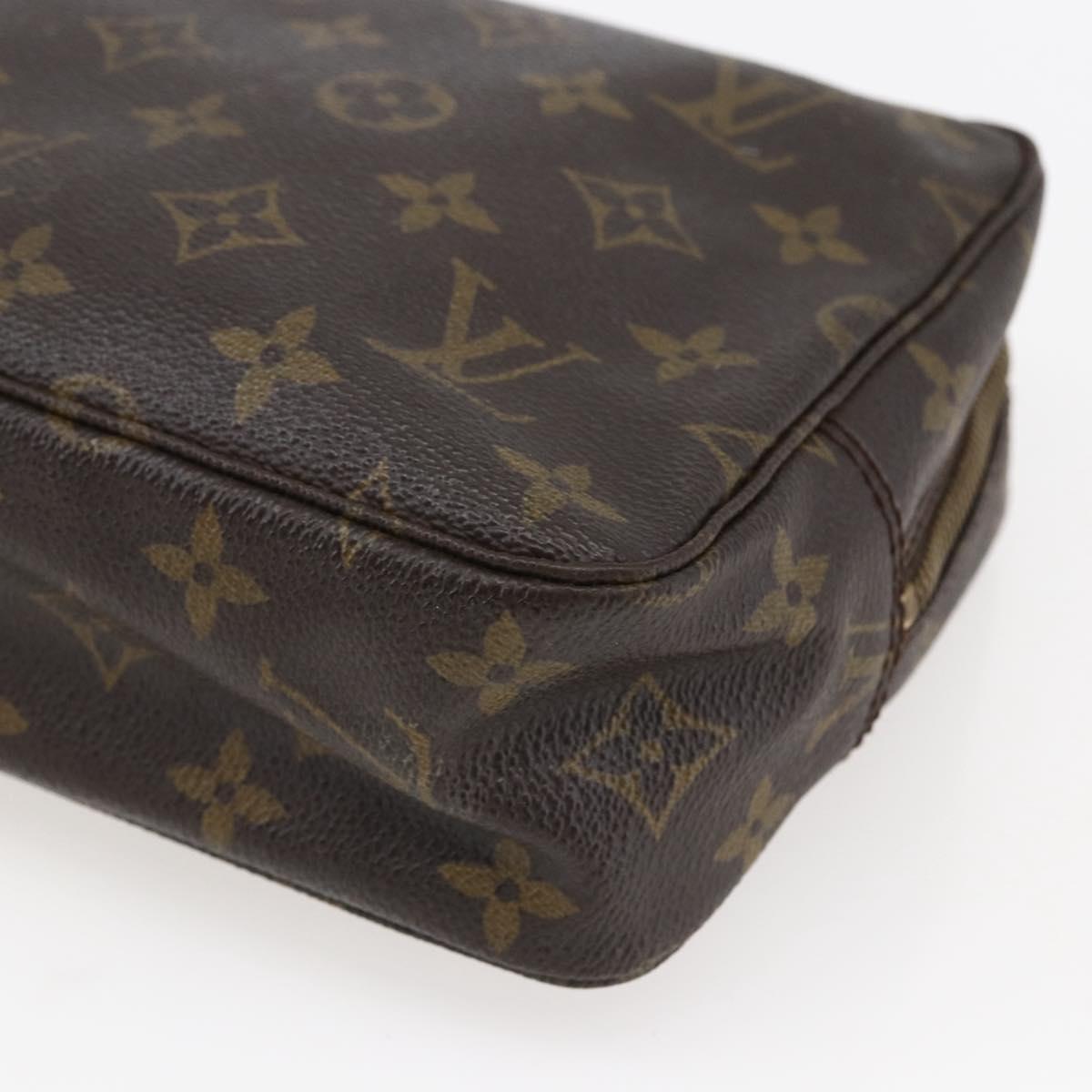 LOUIS VUITTON Monogram Trousse Toilette 23 Clutch Bag M47524 LV Auth 171812