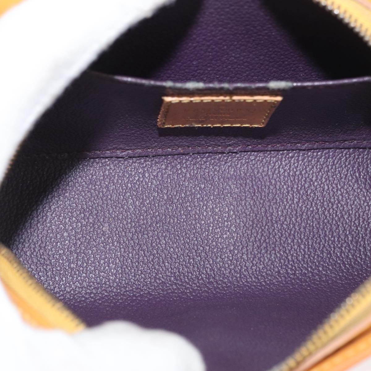 LOUIS VUITTON Epi Dauphine PM Pouch Yellow M48449 LV Auth 171817