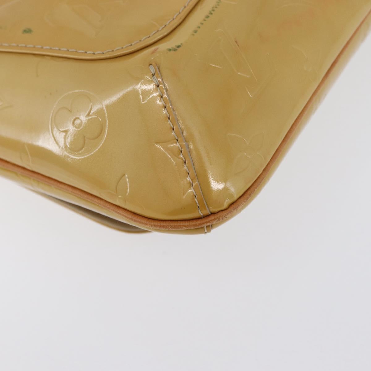 LOUIS VUITTON Monogram Vernis Thompson Street Bag Beige M91301 LV Auth 171822