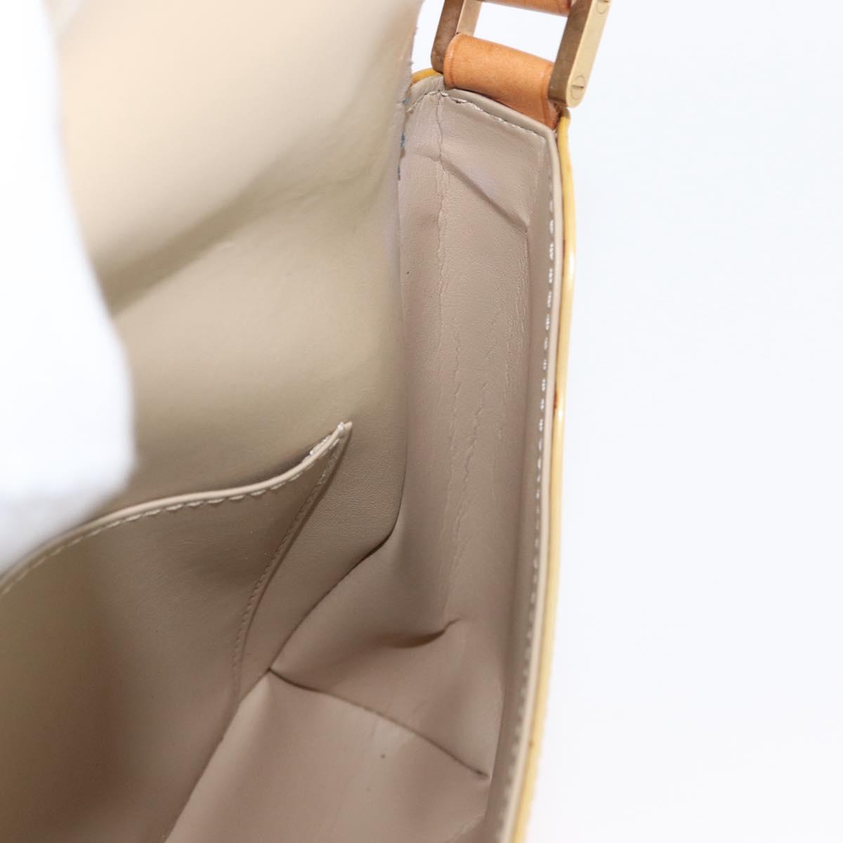 LOUIS VUITTON Monogram Vernis Thompson Street Bag Beige M91301 LV Auth 171822
