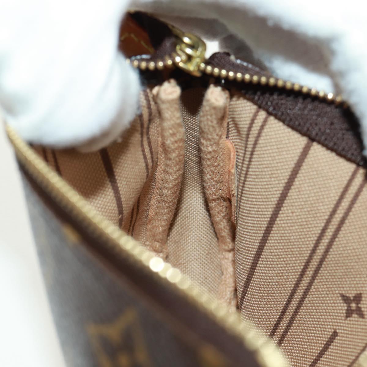 LOUIS VUITTON Monogram T&B Mini Pochette Accessoires Pouch M60153 Auth 171828V