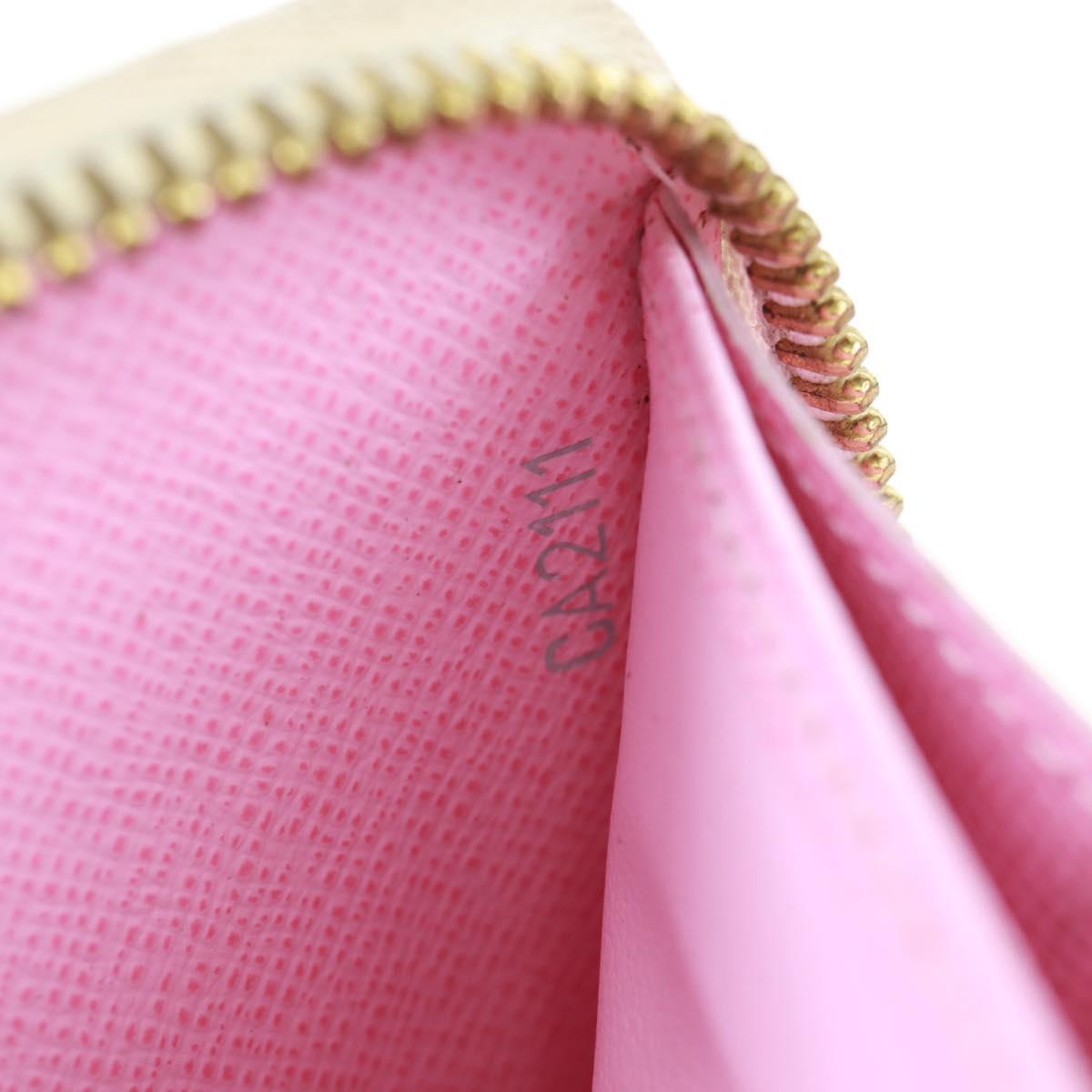 LOUIS VUITTON Monogram Multicolor Zippy Long Wallet White M60241 LV Auth 171842V
