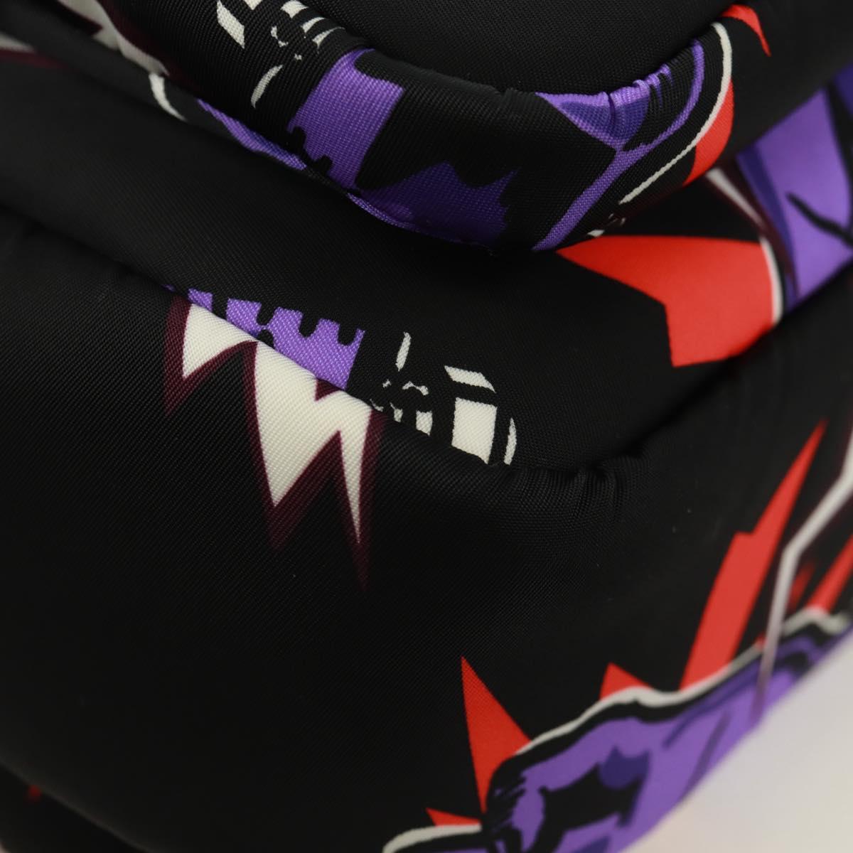 PRADA Universal Studio Collaboration Frankenstein Bag Nylon Purple Auth 171848M