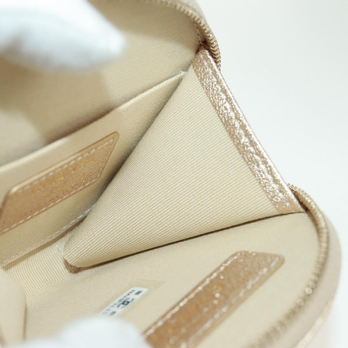 CHANEL Matelasse Air Pods Case & Coin Purse Earphone Lamb Skin CC Auth 171853SM