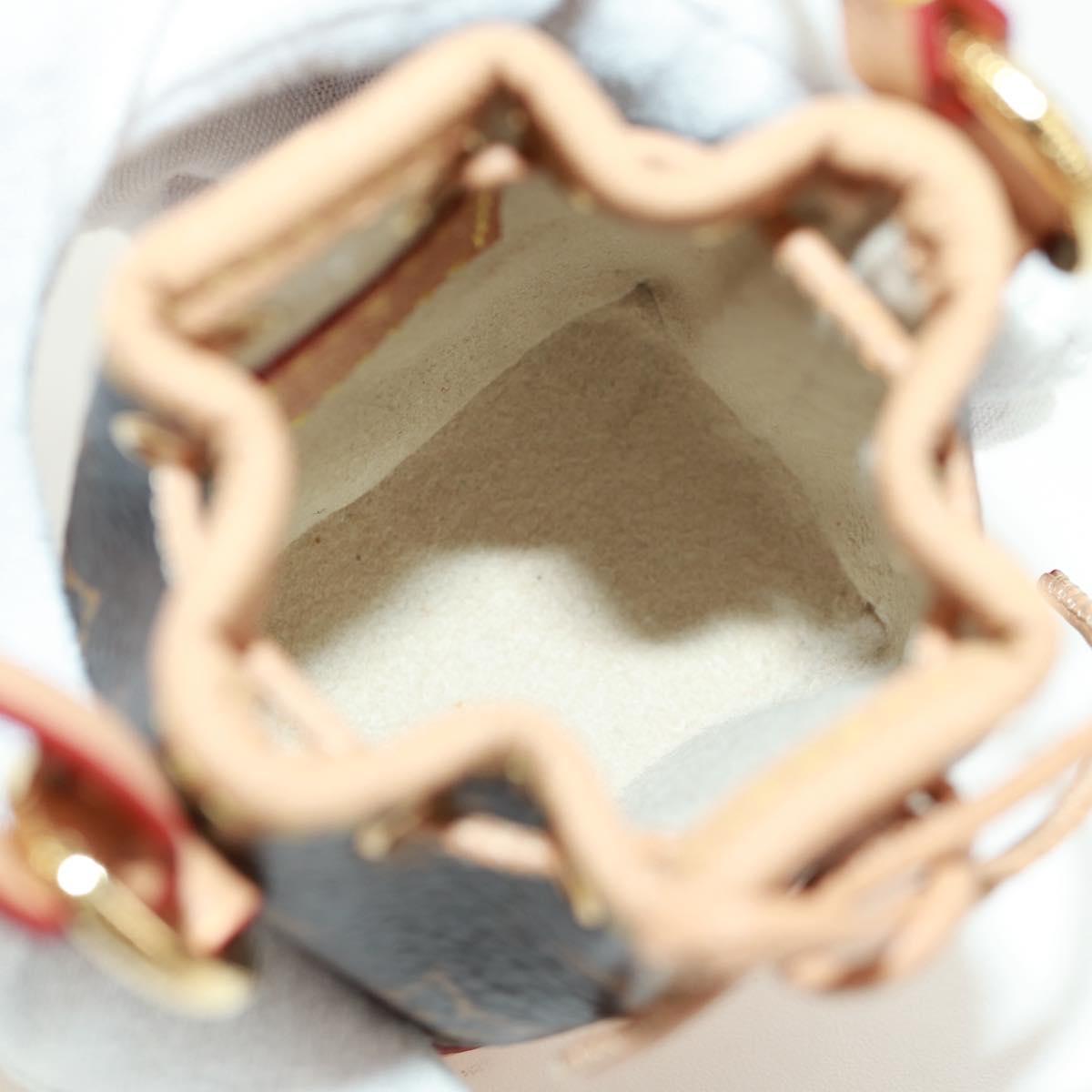 LOUIS VUITTON Monogram Vivienne Micronoe Bag Charm M00818 LV Auth 171855SAM