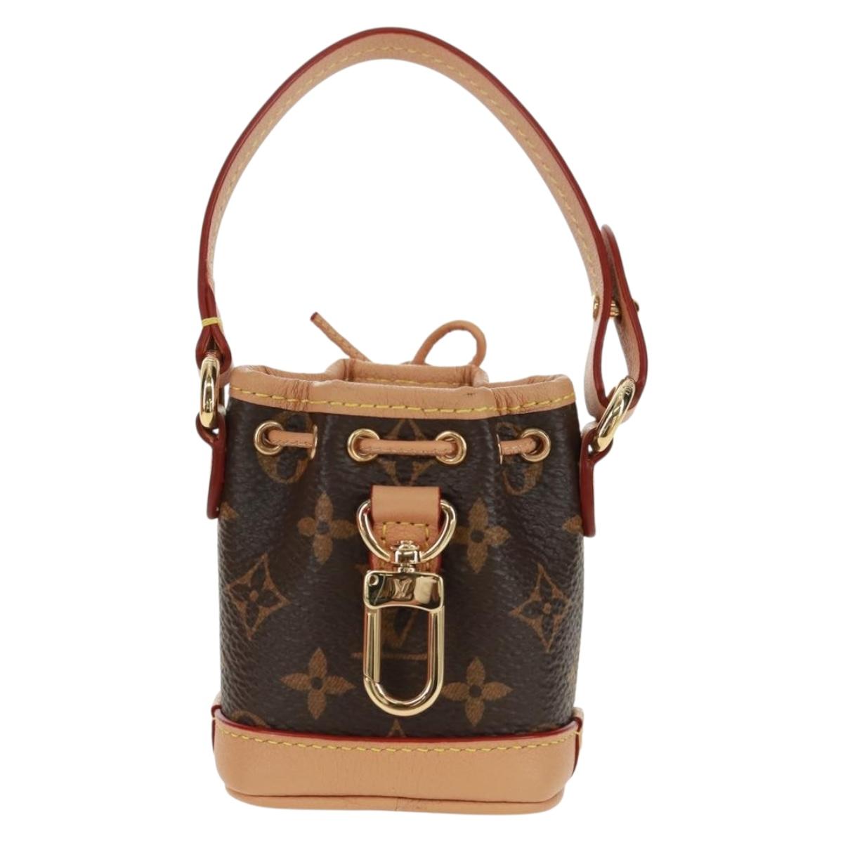 LOUIS VUITTON Monogram Vivienne Micronoe Bag Charm M00818 LV Auth 171855SAM