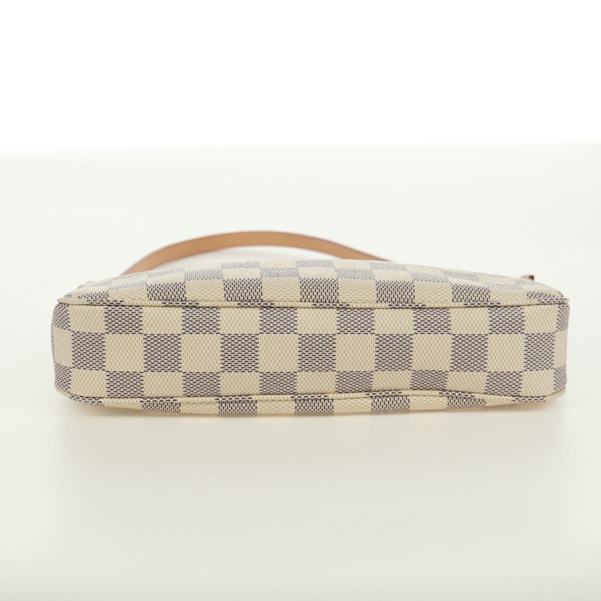 LOUIS VUITTON Damier Azur Pochette Accessoires Pouch N41207 LV Auth 171857SAM