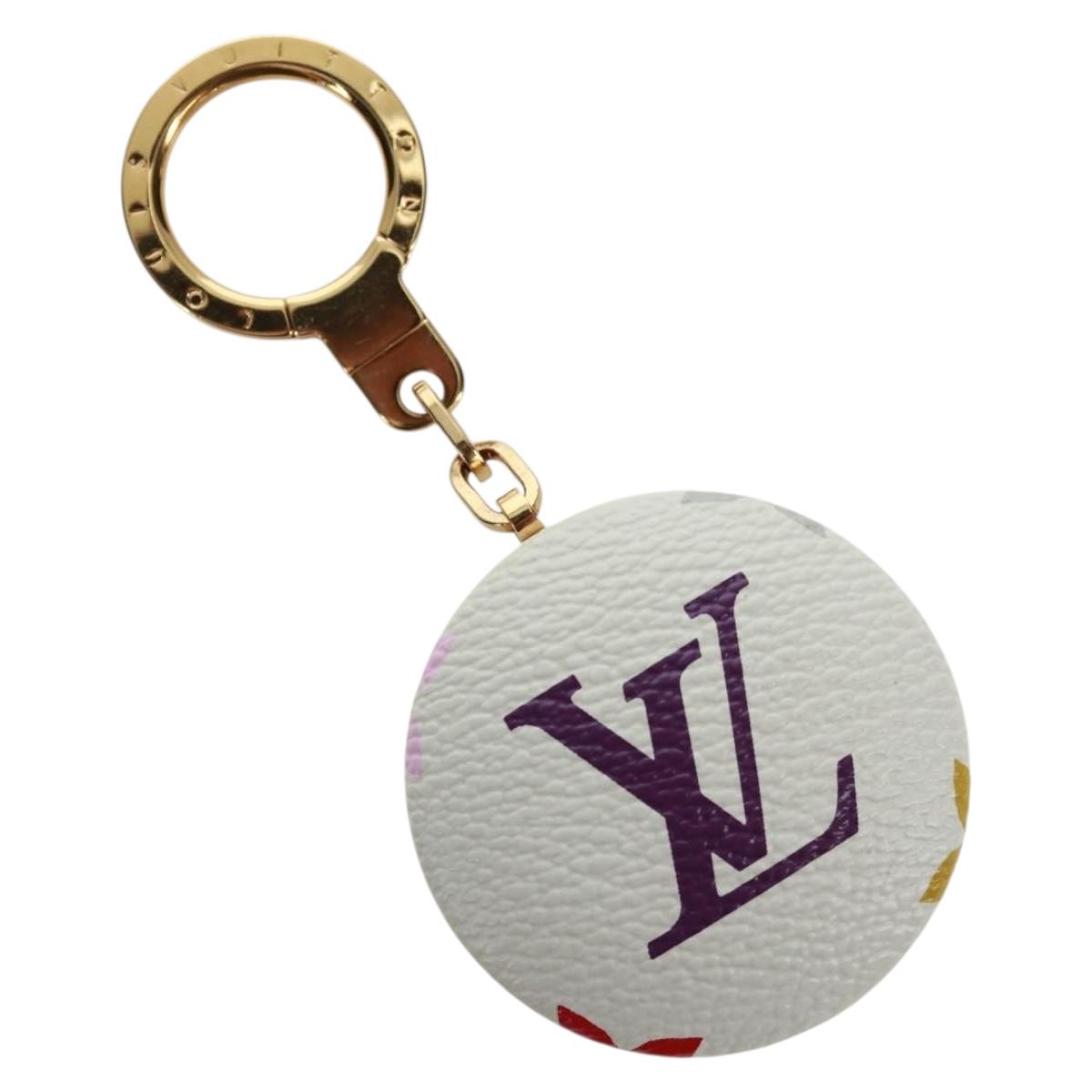 LOUIS VUITTON Monogram Multicolor Astropill Charm White M51911 LV Auth 171866V