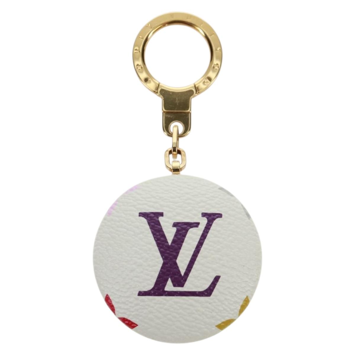 LOUIS VUITTON Monogram Multicolor Astropill Charm White M51911 LV Auth 171866V