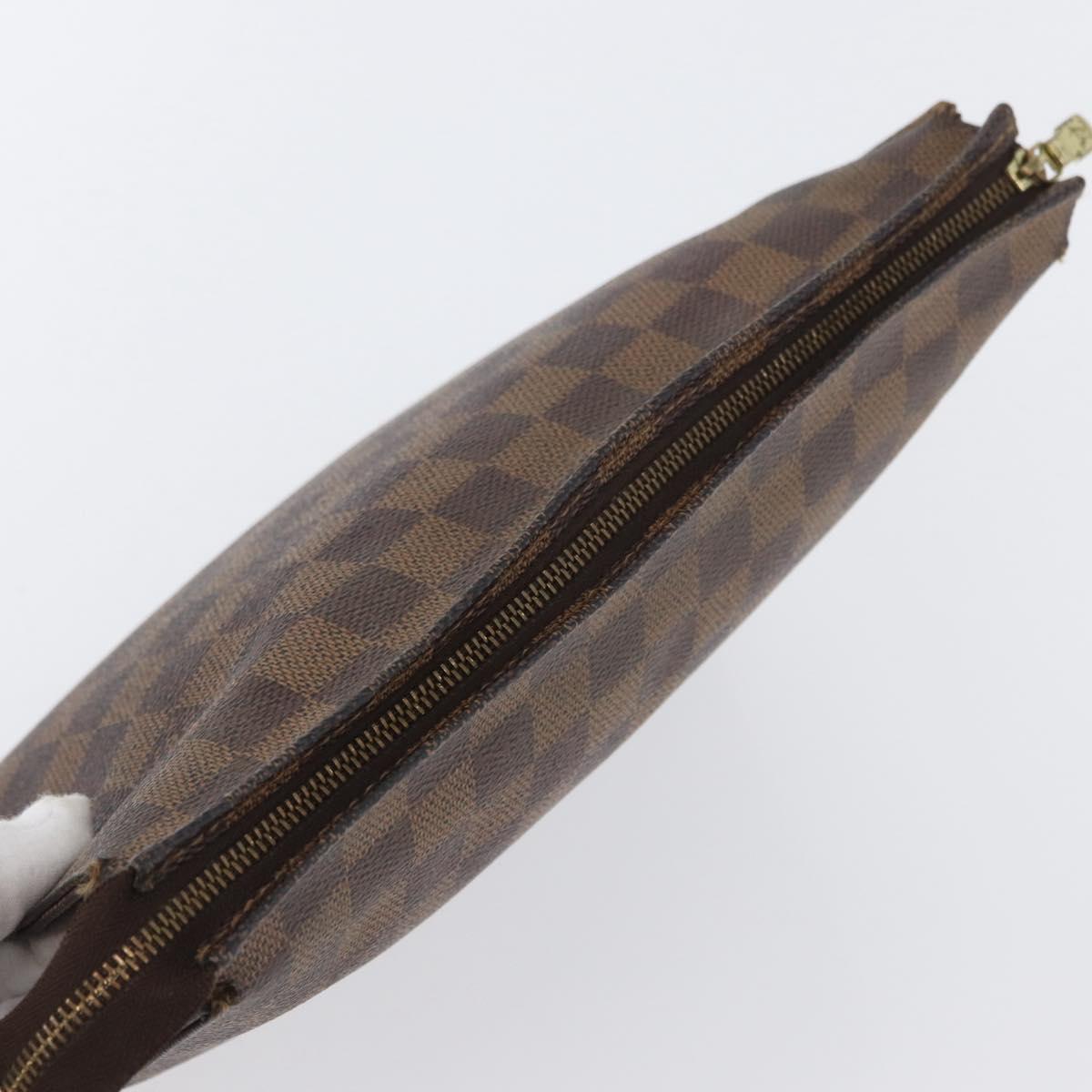 LOUIS VUITTON Damier Ebene Poche Toilette 26 Pouch N47543 LV Auth 171870
