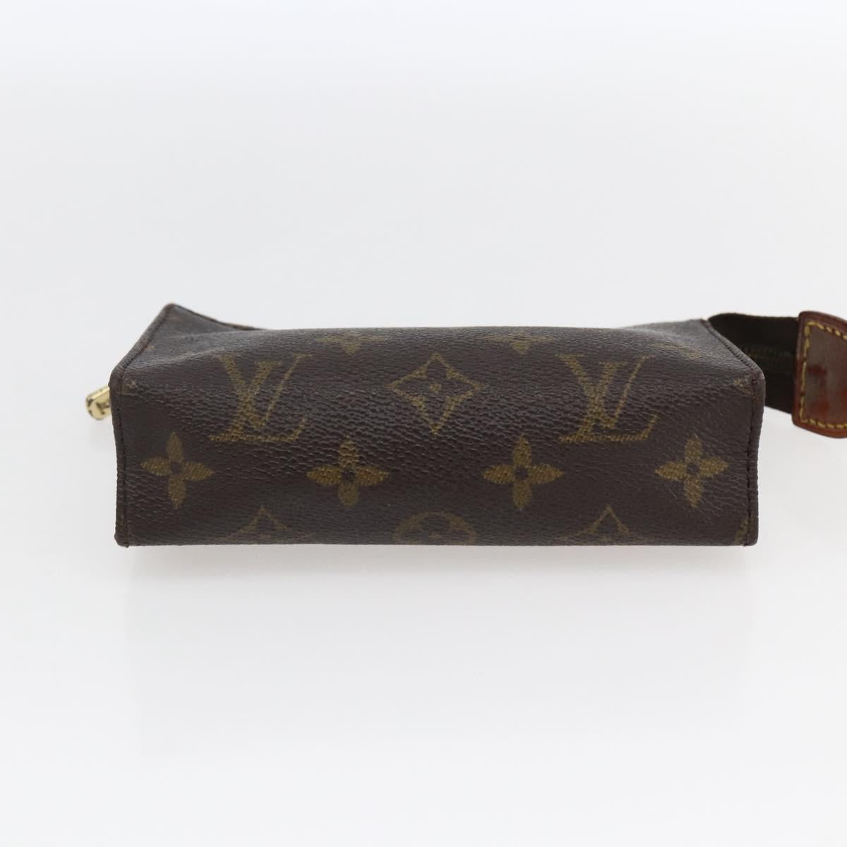 LOUIS VUITTON Monogram Poche Toilette 15 Pouch M47546 LV Auth 171880