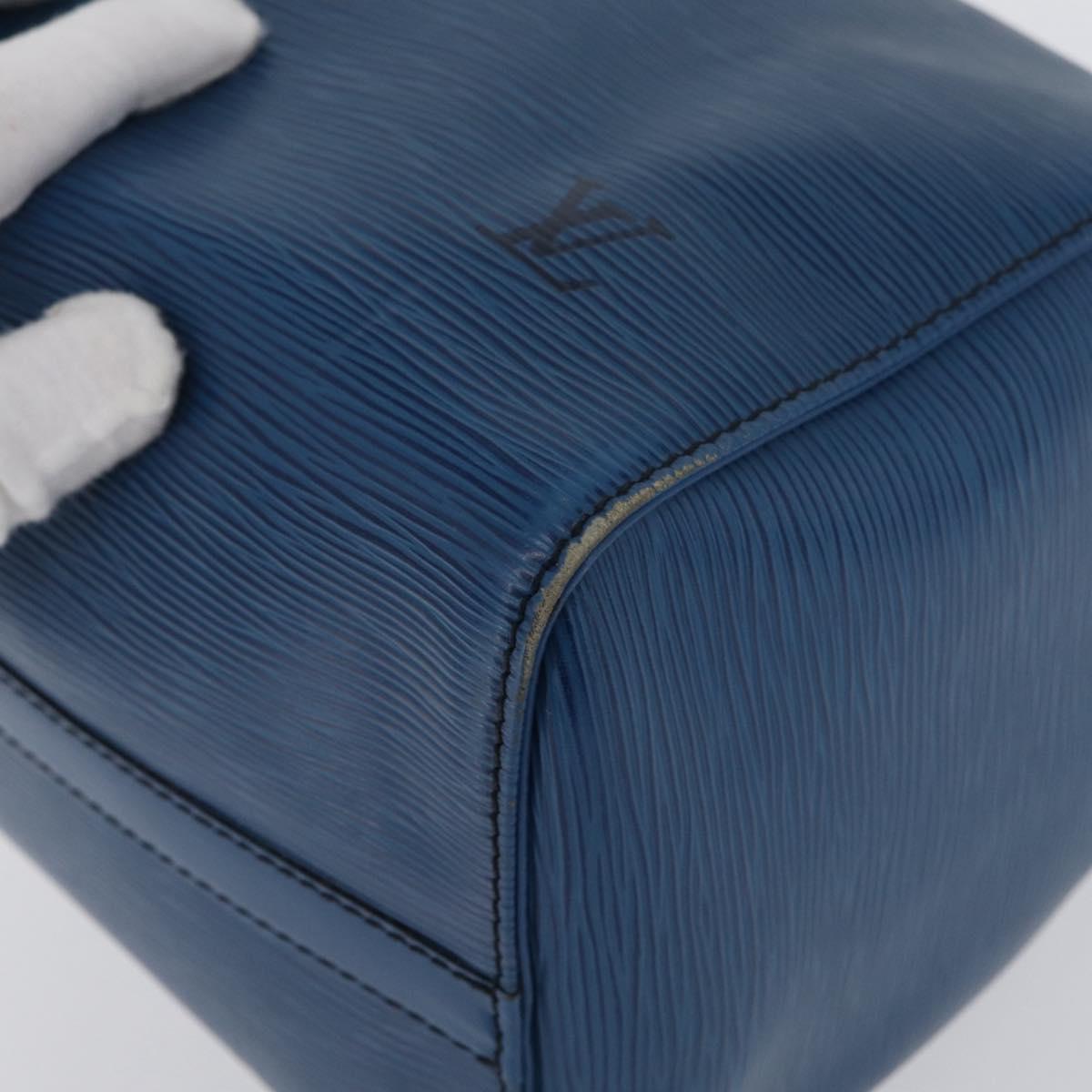 LOUIS VUITTON Epi Speedy 30 Hand Bag Toledo Blue M43005 LV Auth 171891