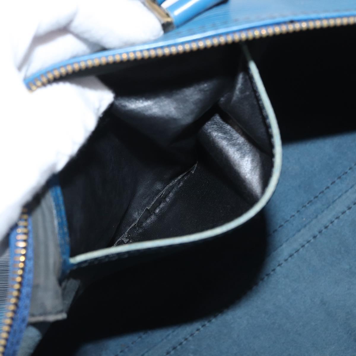 LOUIS VUITTON Epi Speedy 30 Hand Bag Toledo Blue M43005 LV Auth 171891
