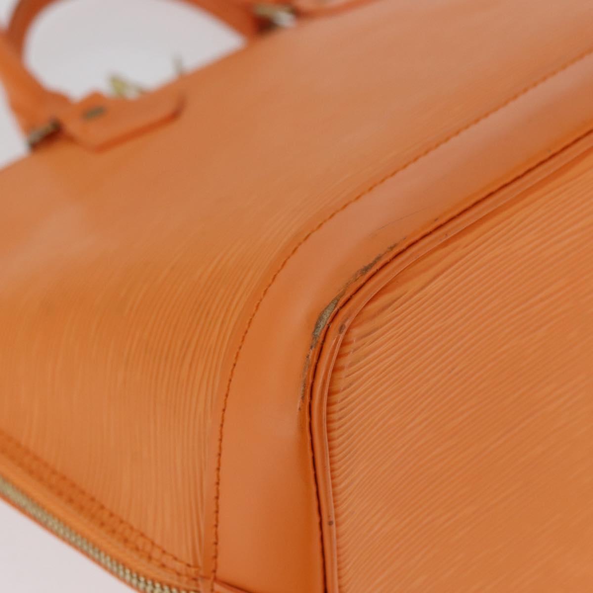 LOUIS VUITTON Epi Alma Hand Bag Orange Mandarin M5214H LV Auth 171893