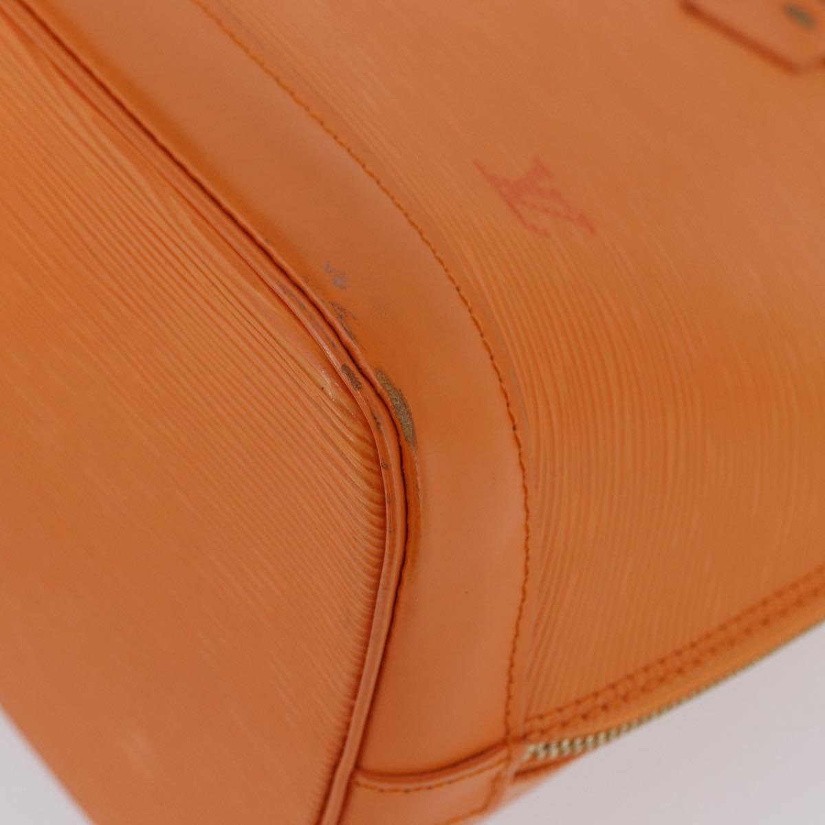 LOUIS VUITTON Epi Alma Hand Bag Orange Mandarin M5214H LV Auth 171893
