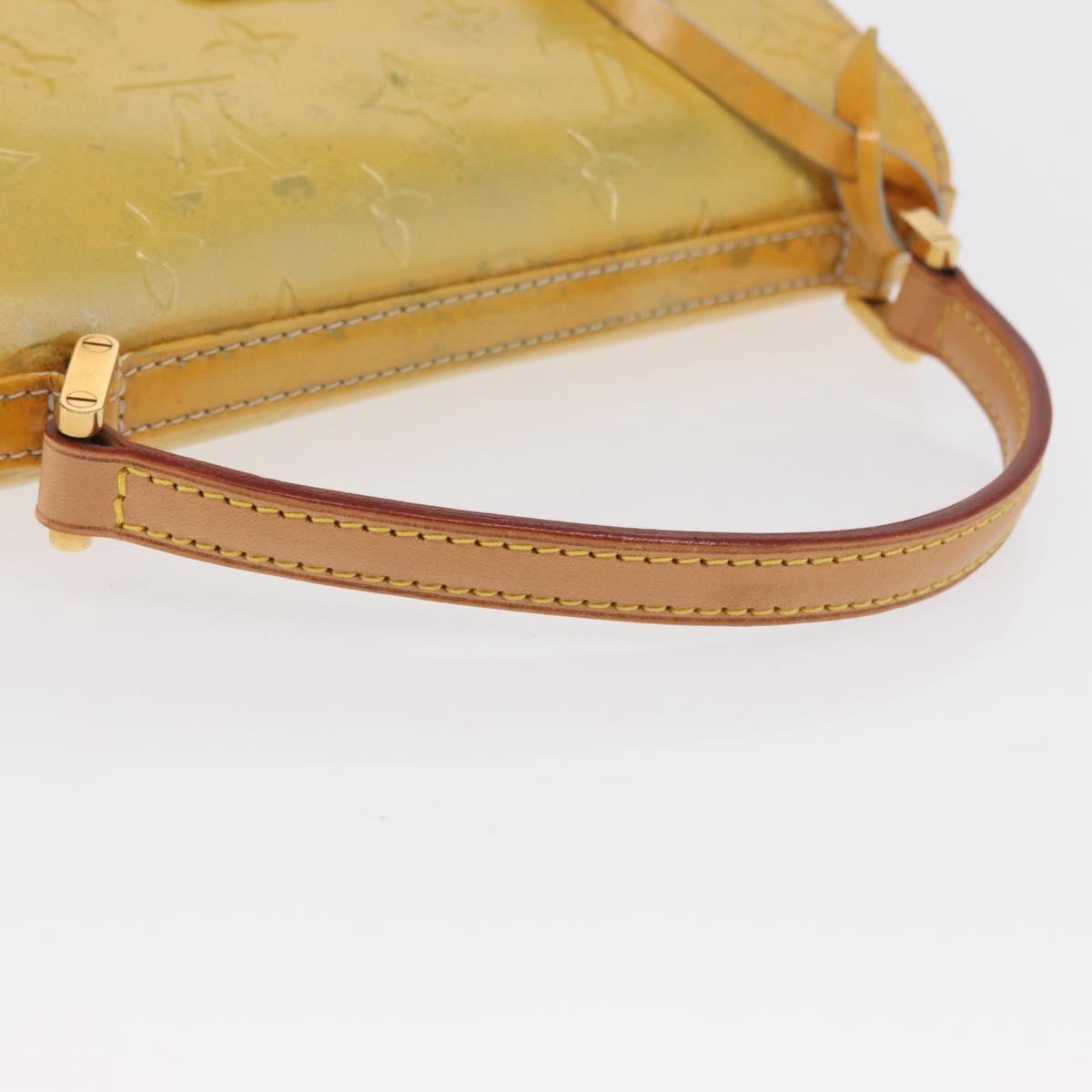 LOUIS VUITTON Monogram Vernis Spring street Hand Bag Gris M91029 LV Auth 171927