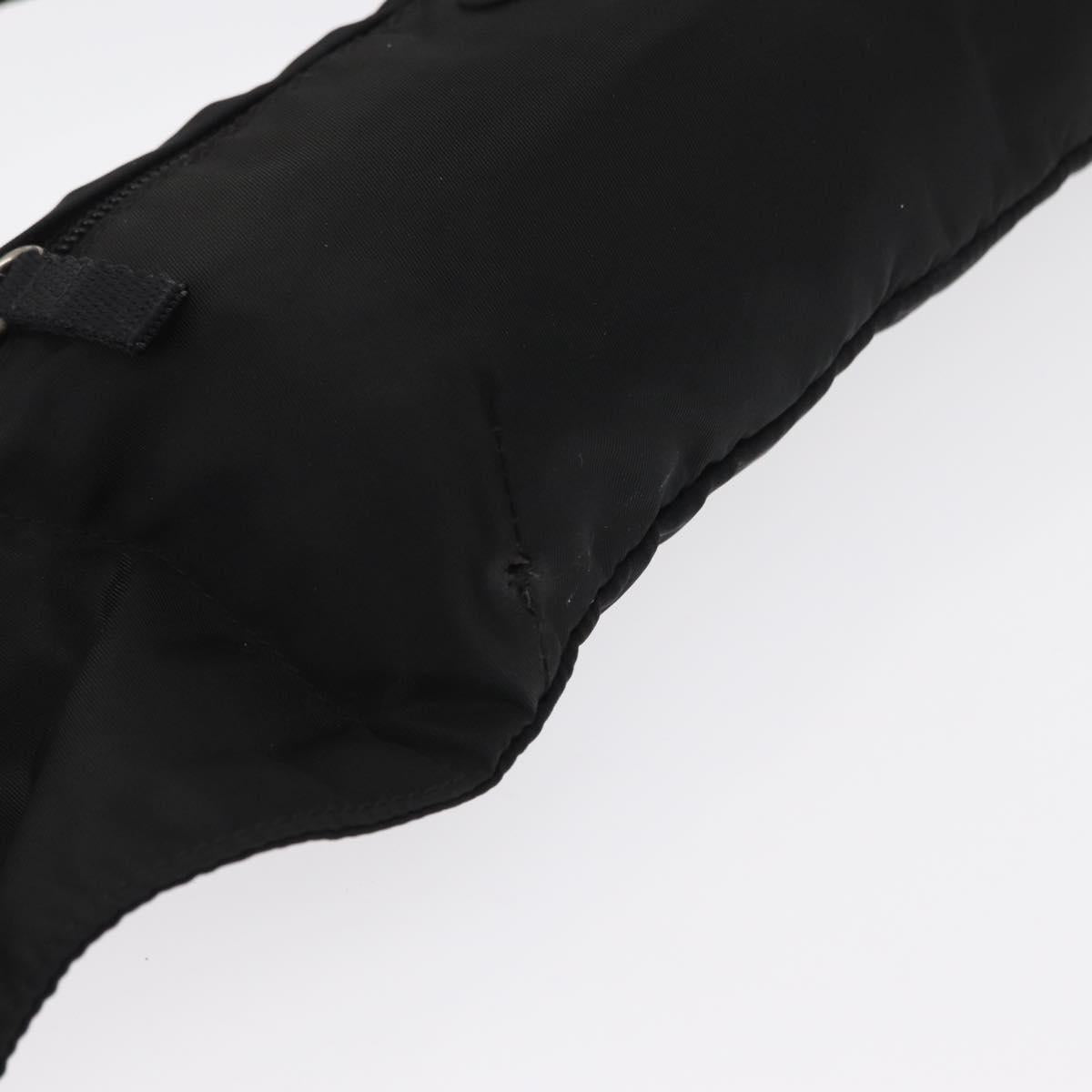 PRADA Waist bag Nylon Black Auth 171943