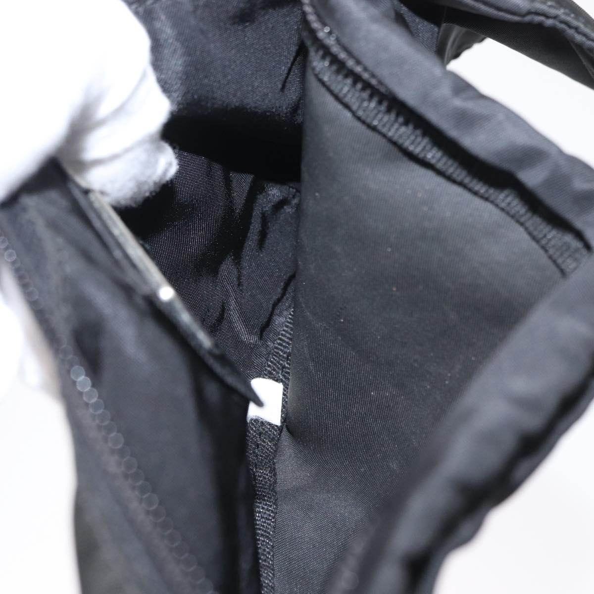 PRADA Waist bag Nylon Black Auth 171943