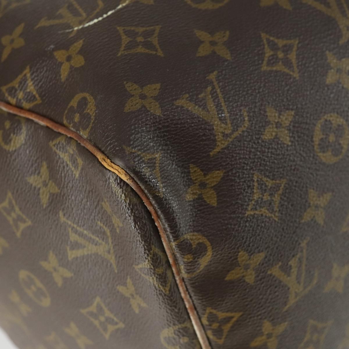 LOUIS VUITTON Monogram Keepall 55 Boston Bag M41424 LV Auth 171947