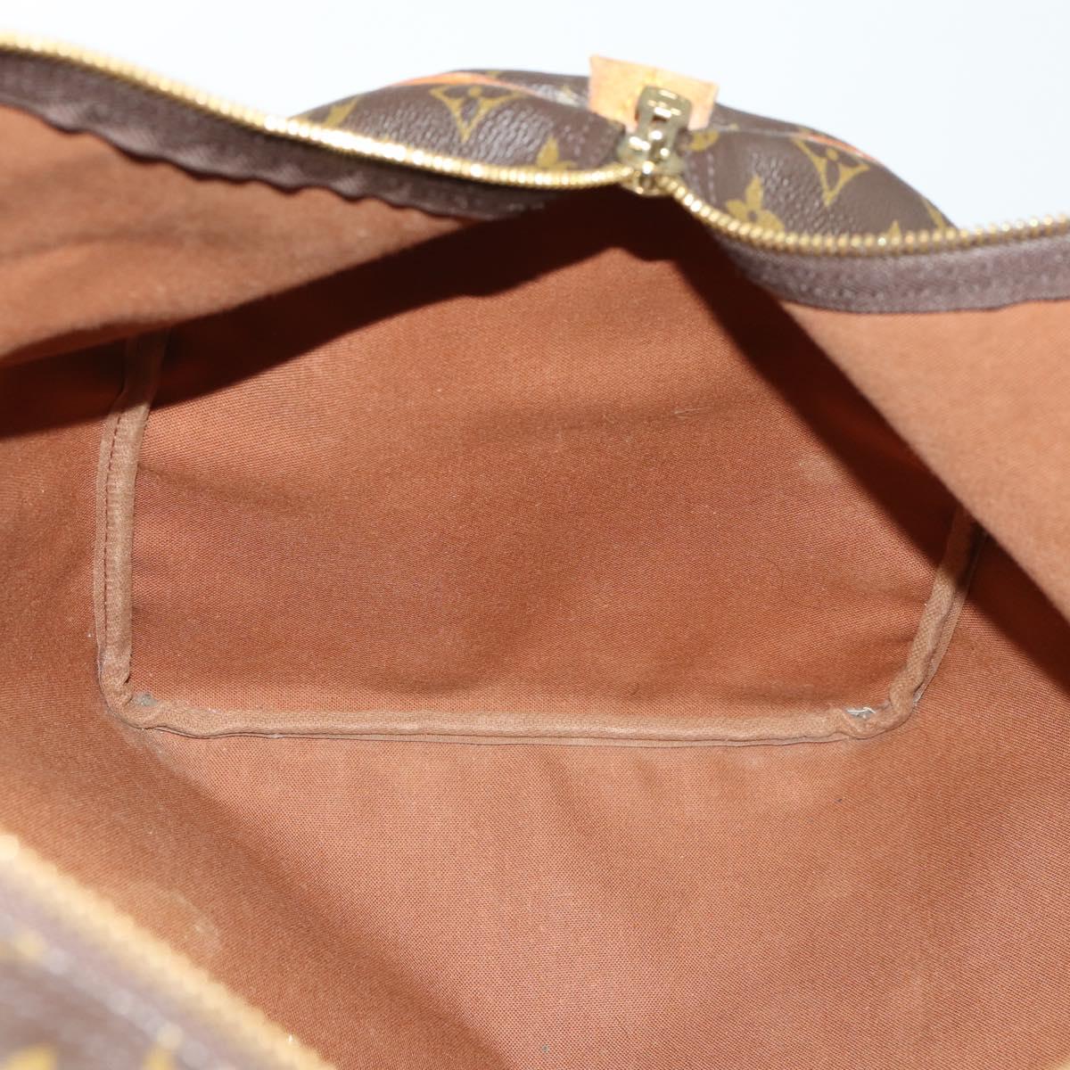 LOUIS VUITTON Monogram Keepall 55 Boston Bag M41424 LV Auth 171947