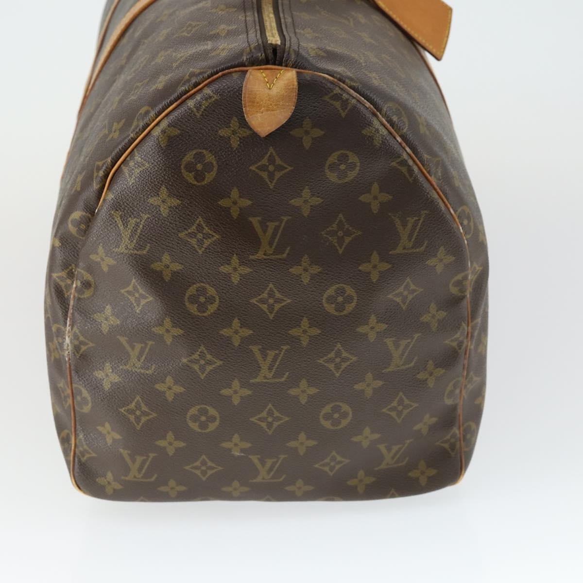 LOUIS VUITTON Monogram Keepall 55 Boston Bag M41424 LV Auth 171947