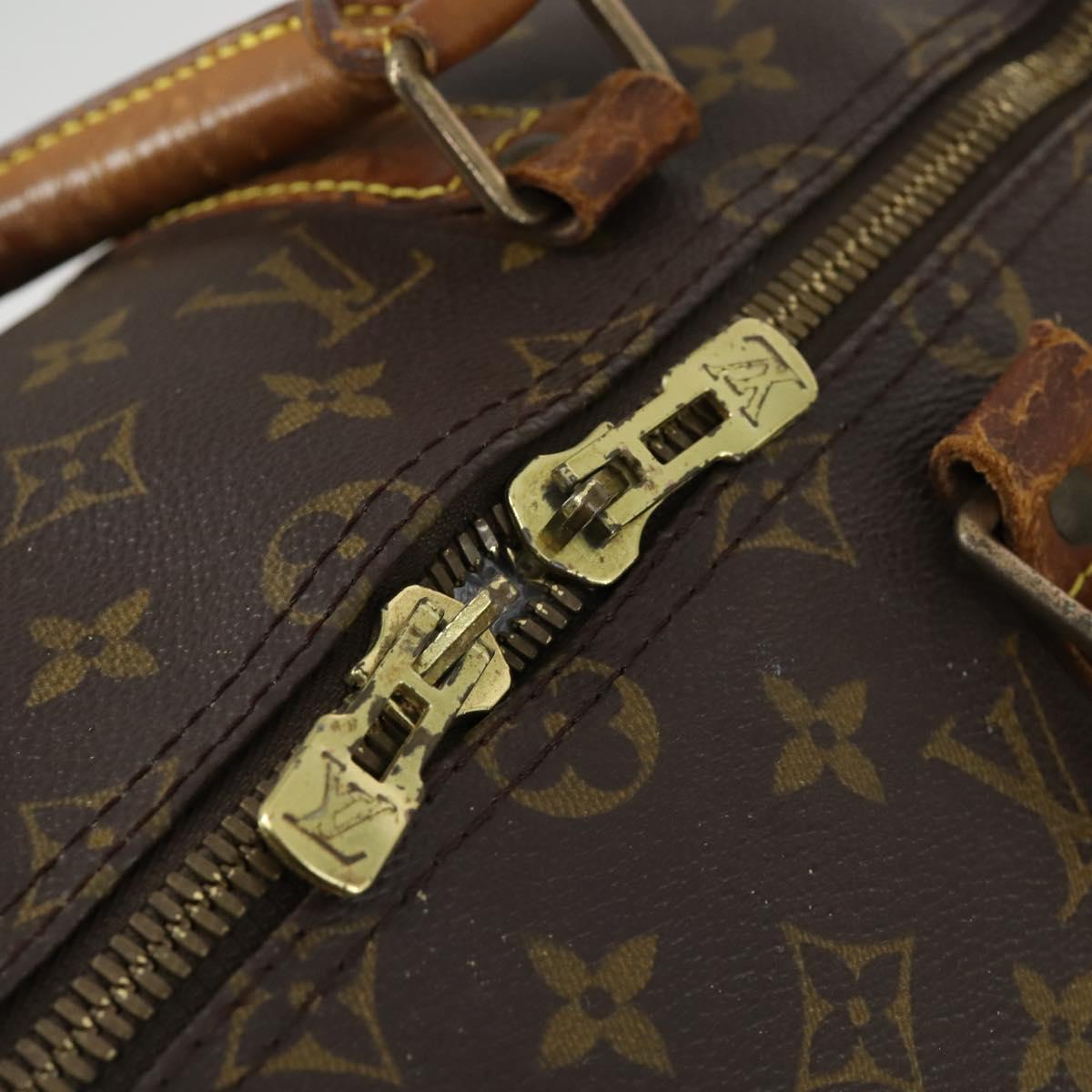 LOUIS VUITTON Monogram Keepall Bandouliere 50 Boston Bag M41416 LV Auth 171949