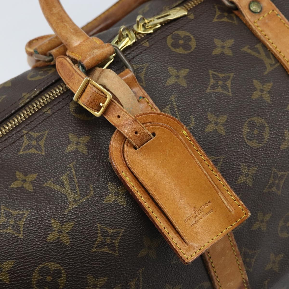 LOUIS VUITTON Monogram Keepall 45 Boston Bag M41428 LV Auth 171950