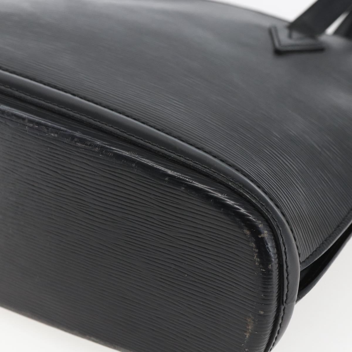 LOUIS VUITTON Epi Lussac Shoulder Bag Black M52282 LV Auth 171960