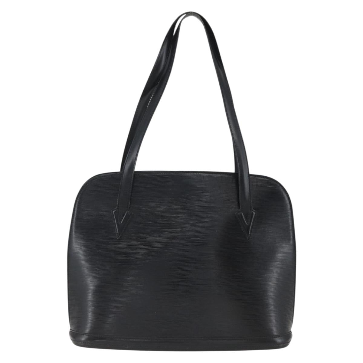 LOUIS VUITTON Epi Lussac Shoulder Bag Black M52282 LV Auth 171960