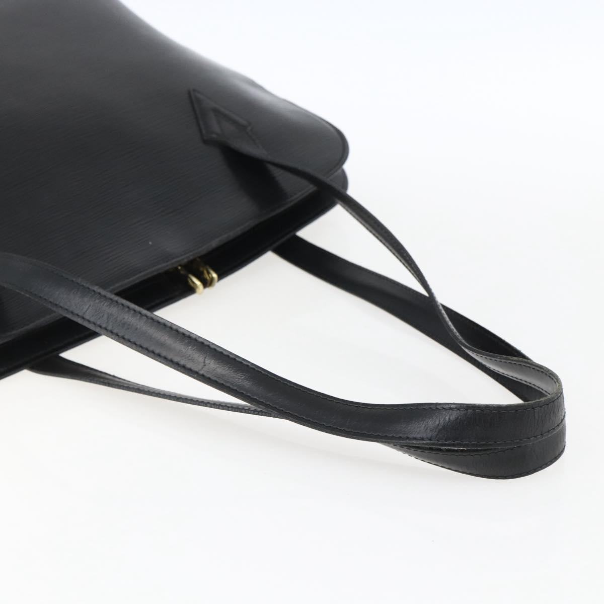 LOUIS VUITTON Epi Lussac Shoulder Bag Black M52282 LV Auth 171960