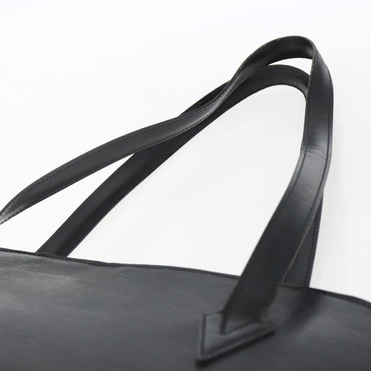 LOUIS VUITTON Epi Lussac Shoulder Bag Black M52282 LV Auth 171960