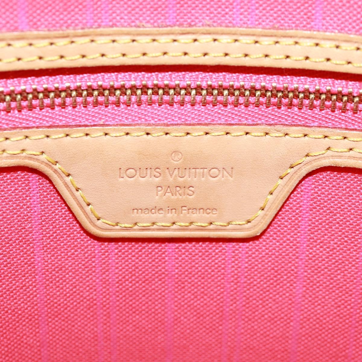 LOUIS VUITTON Damier Azur Delightful MM Shoulder Bag N41448 LV Auth 171963V