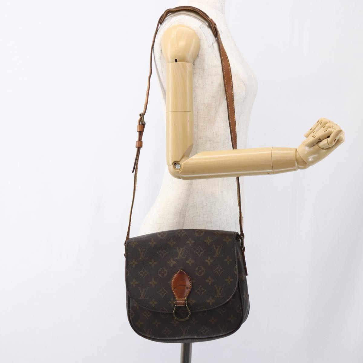 LOUIS VUITTON Monogram Saint Cloud GM Shoulder Bag M51242 LV Auth 171967