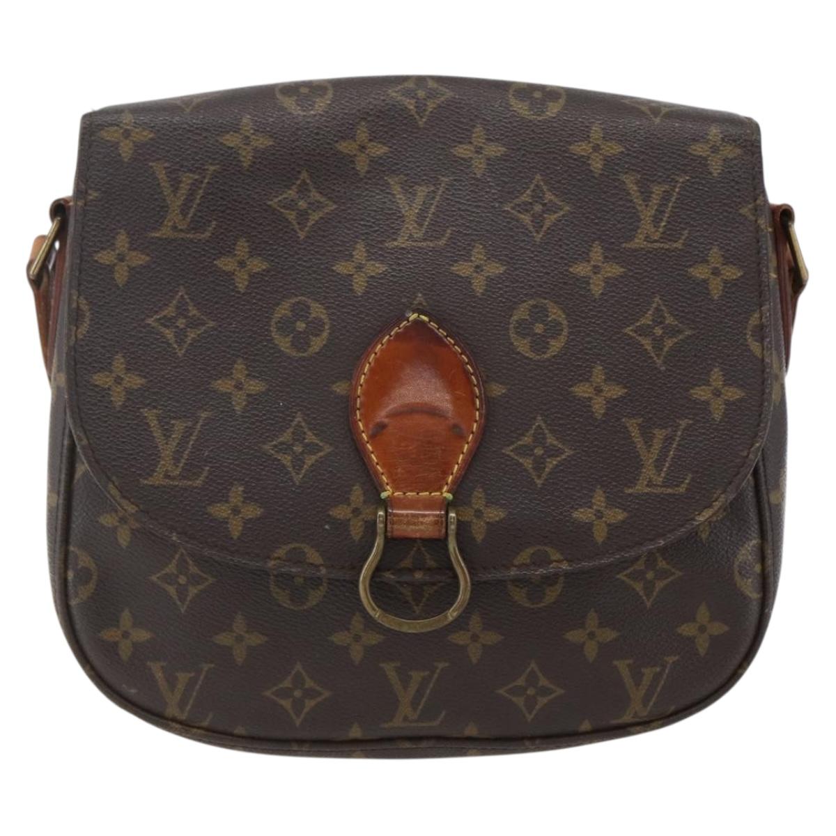 LOUIS VUITTON Monogram Saint Cloud GM Shoulder Bag M51242 LV Auth 171967