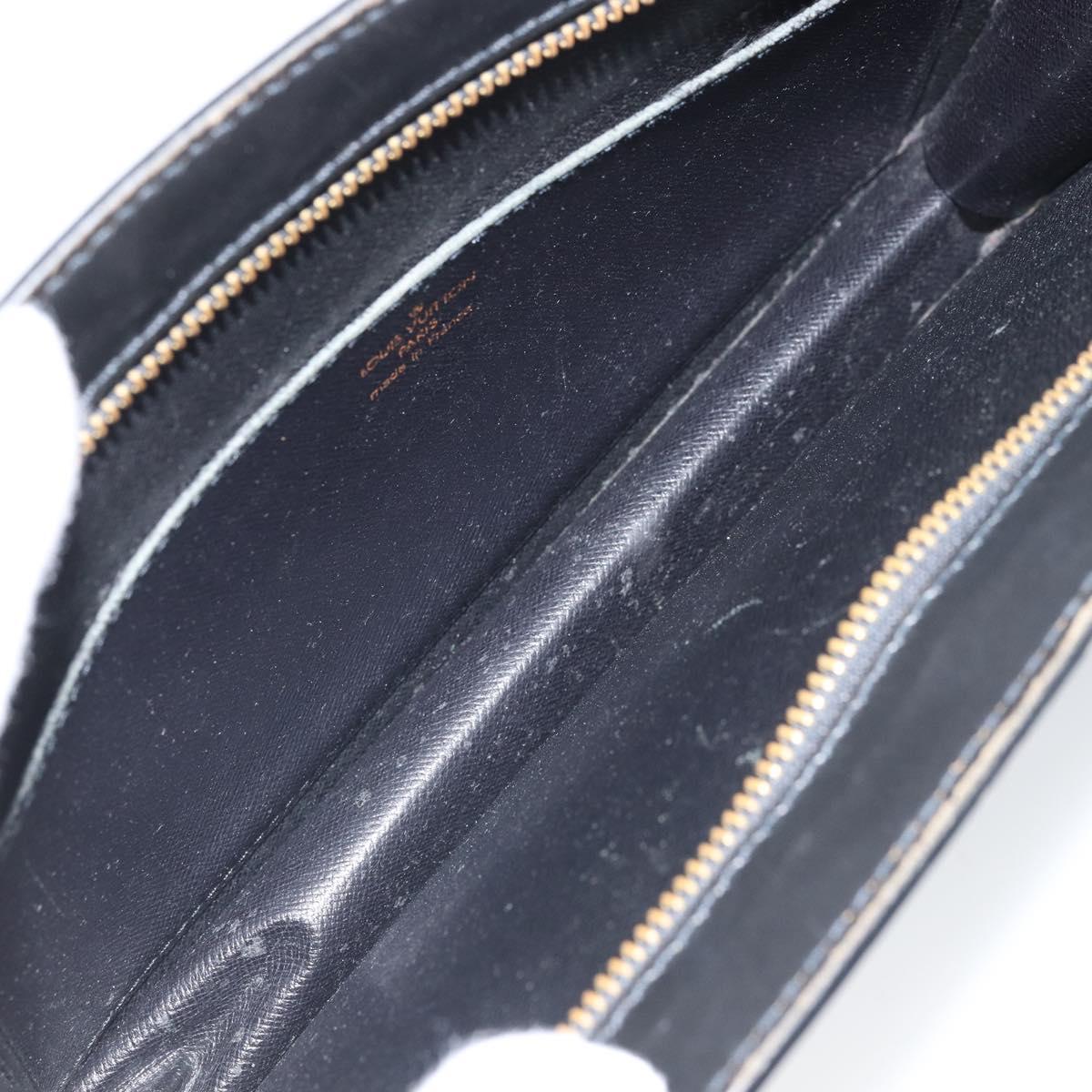 LOUIS VUITTON Epi Pochette Homme Clutch Bag Black M52522 LV Auth 171980