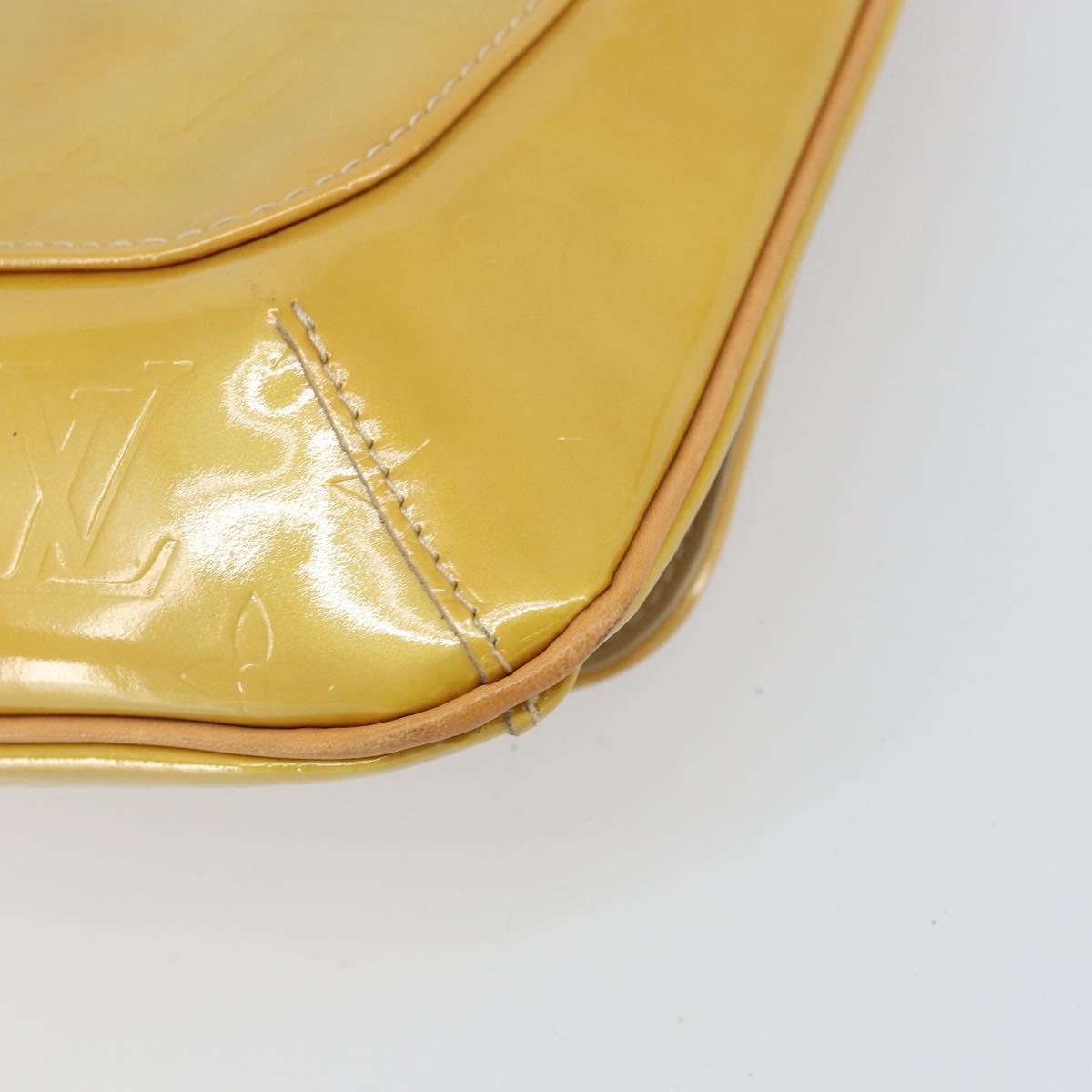 LOUIS VUITTON Monogram Vernis Thompson Street Bag Beige M91301 LV Auth 171983