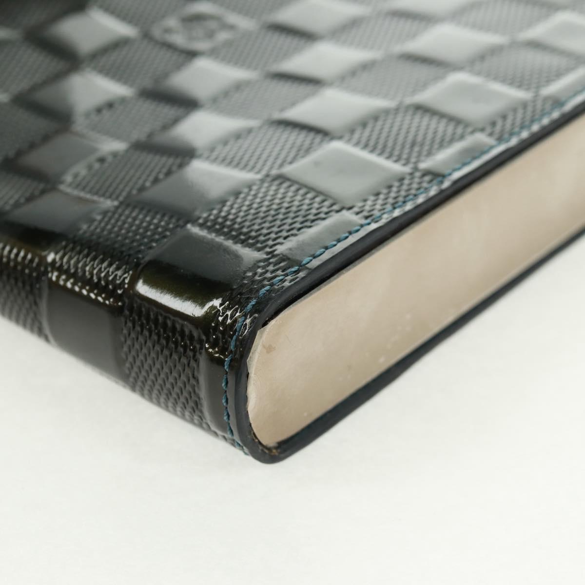 LOUIS VUITTON Damier Vernis Anju GM Hand Bag Green M92105 LV Auth 171996V