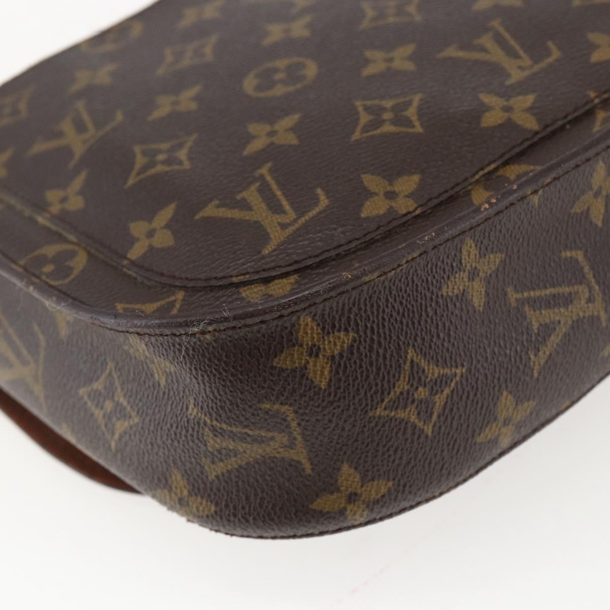 LOUIS VUITTON Monogram Saint Cloud GM Shoulder Bag M51242 LV Auth 171997