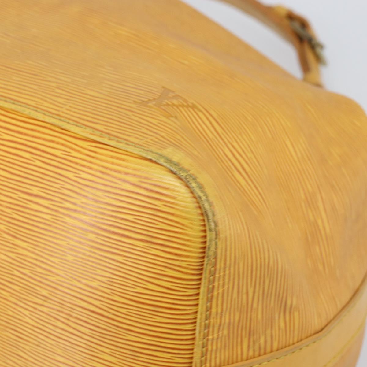 LOUIS VUITTON Epi Petit Noe Shoulder Bag Yellow M44109 LV Auth 171999