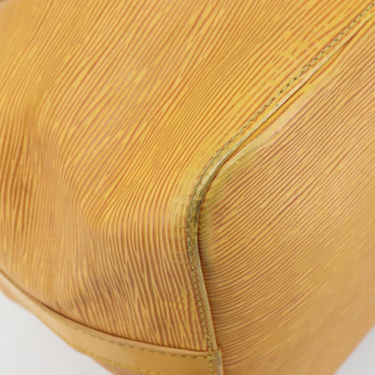 LOUIS VUITTON Epi Petit Noe Shoulder Bag Yellow M44109 LV Auth 171999