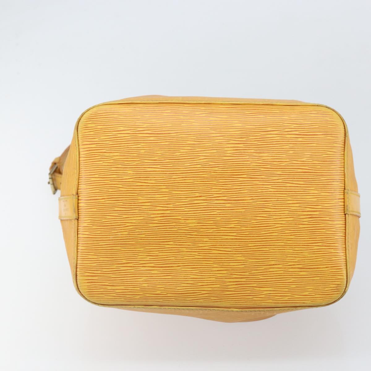 LOUIS VUITTON Epi Petit Noe Shoulder Bag Yellow M44109 LV Auth 171999