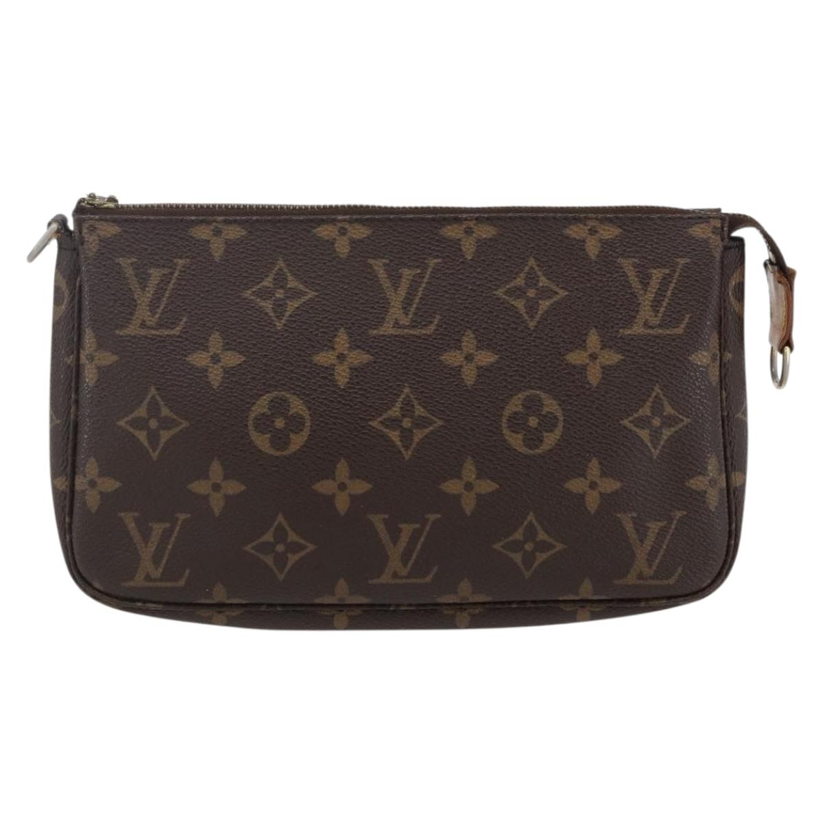 LOUIS VUITTON Monogram Pochette Accessoires Pouch M51980 LV Auth 172012