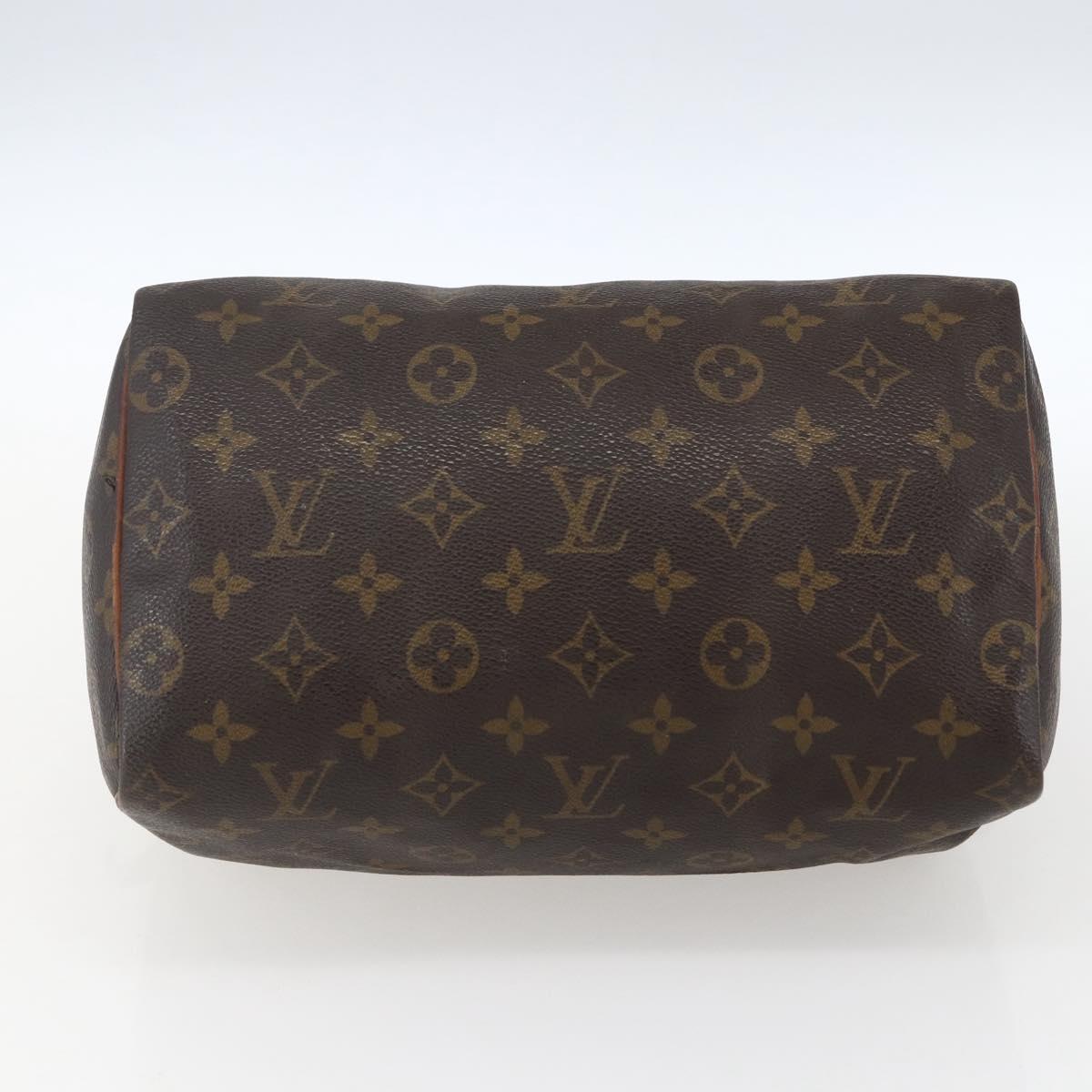 LOUIS VUITTON Monogram Speedy 25 Hand Bag M41528 LV Auth 172032